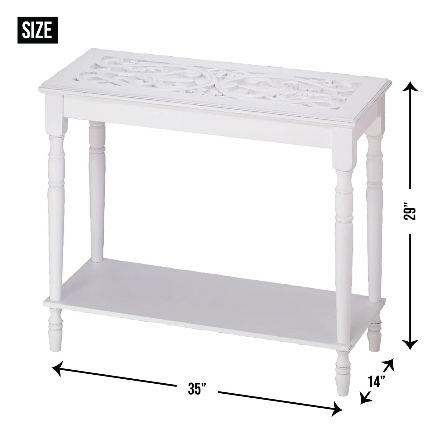 CARVED-TOP TABLE