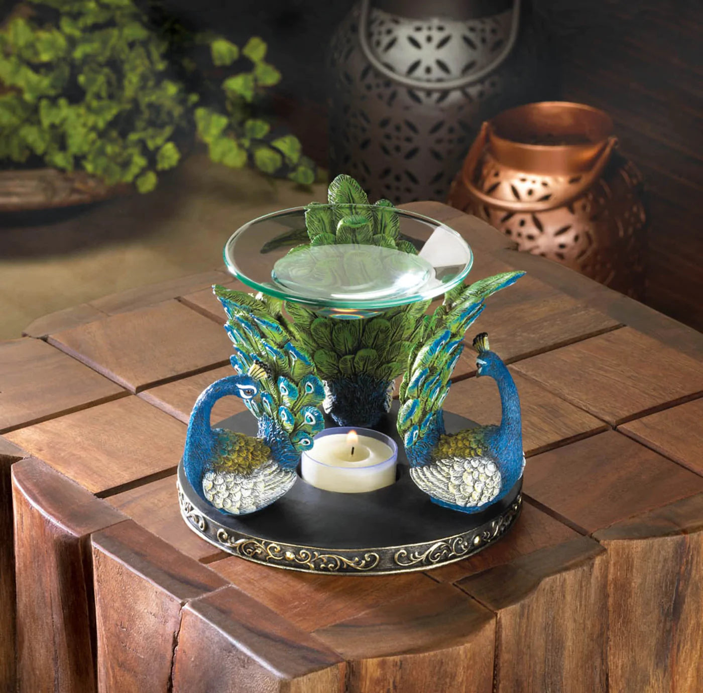 Peacock Plume Oil Warmer image 2
