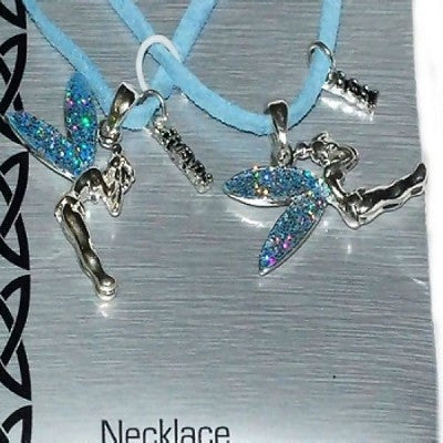 Wing Glitter Fairies Best Friends Pendent Necklaces image 0