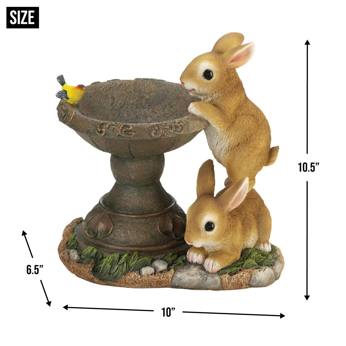 Playful Bunnies Bird Feeder image 5