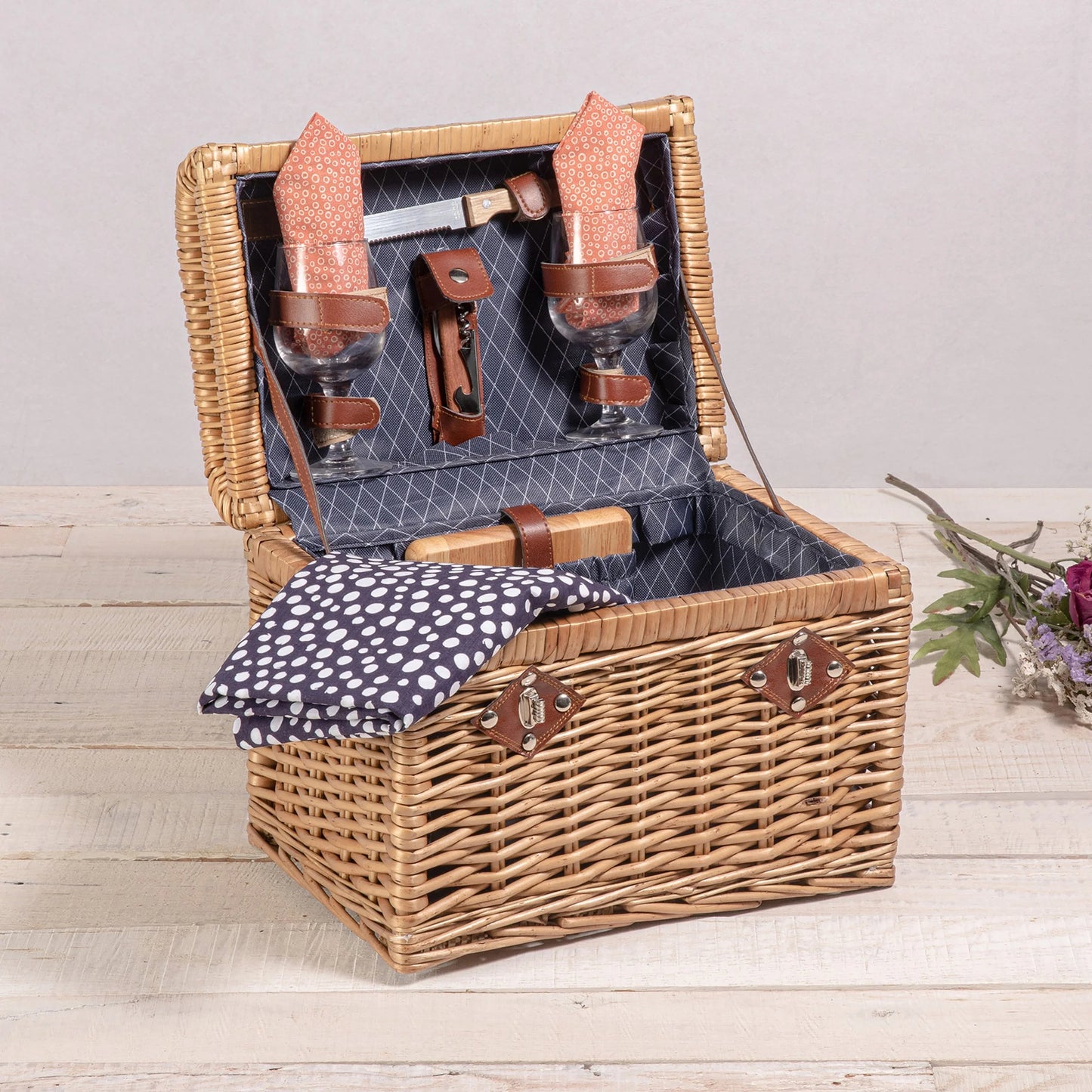 Napa Wine & Cheese Picnic Basket image 1
