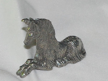 Resting Unicorn Pewter Figurine - Lead Free image 2