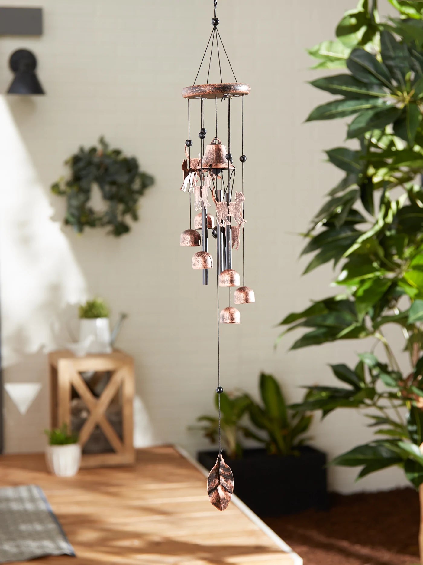 26 Bronze Cats Wind Chimes image 3
