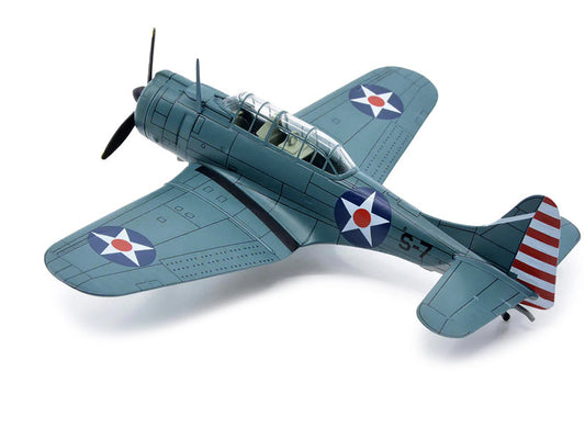 Douglass SBD-3 Dauntless Bomber Plane (United States Navy 1938) 1/72 Diecast Model by Warbirds of WWII image 0
