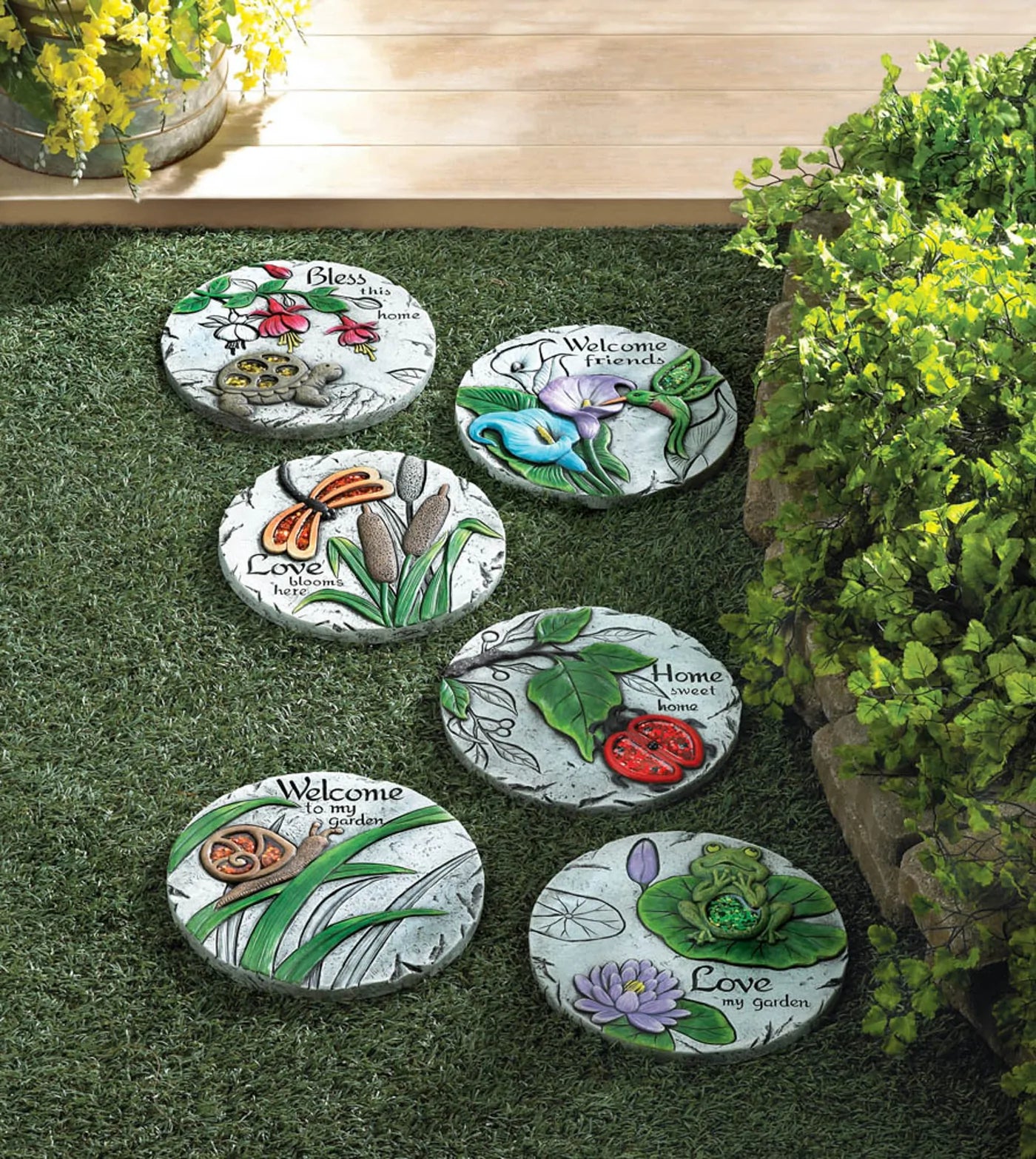 Welcome Friends Stepping Stone image 4