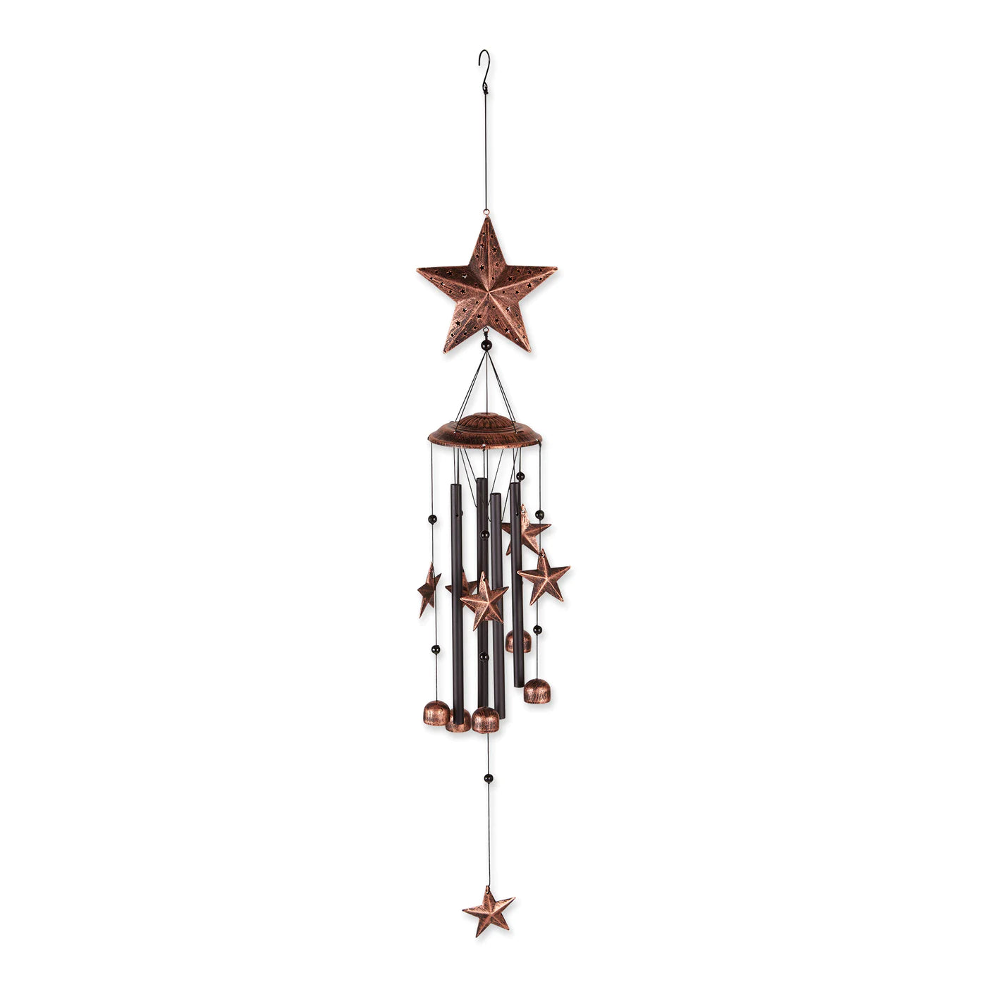 34 Bronze Stars Wind Chimes image 1
