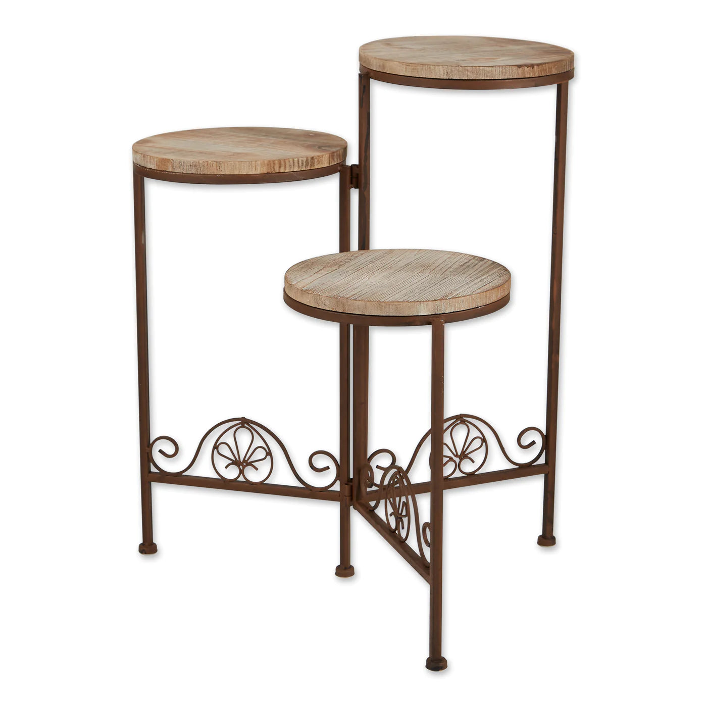 Rustic Triple Planter Stand image 1
