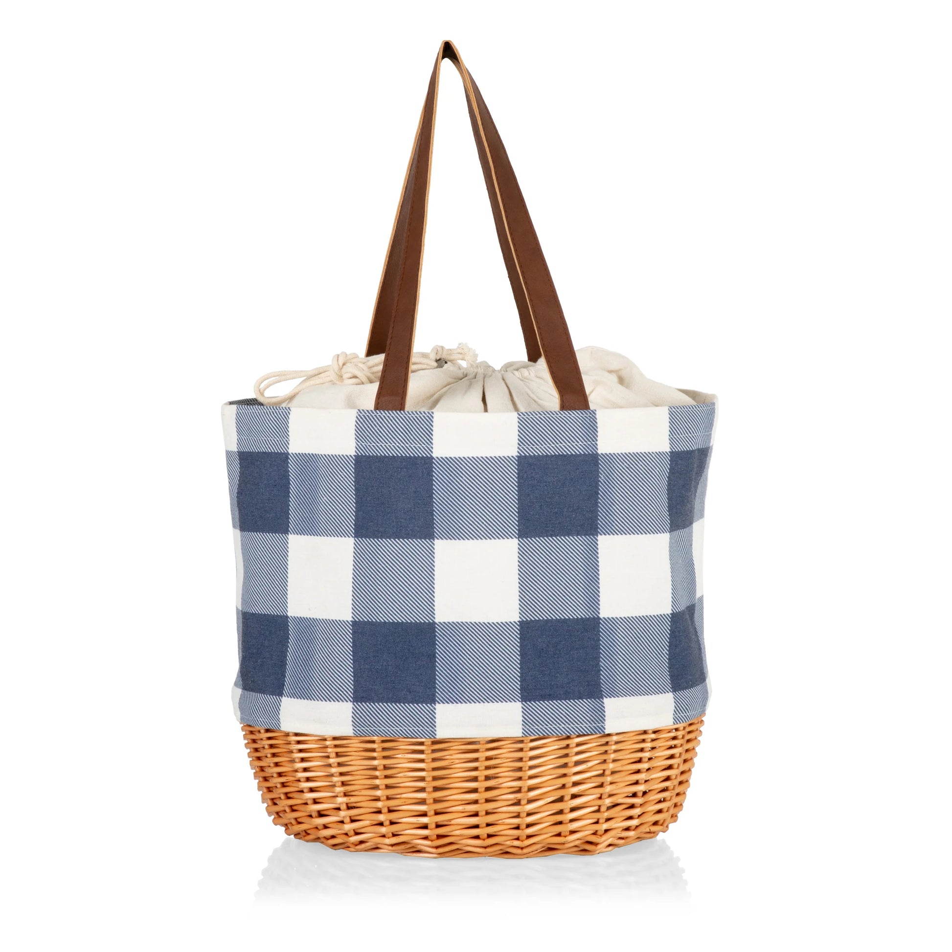 Coronado Canvas and Willow Basket Tote image 11