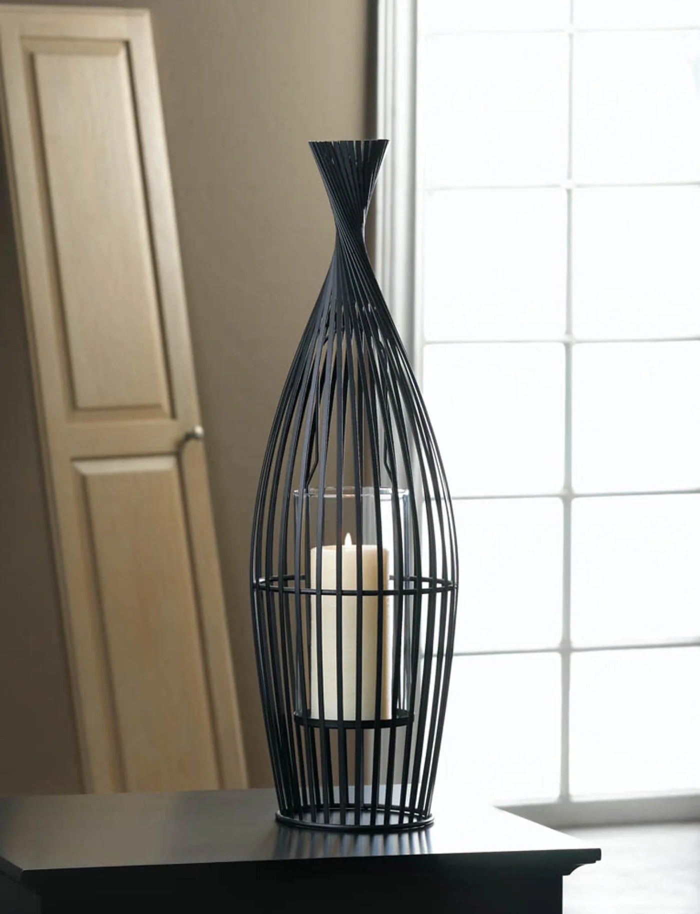 Large Wire Vase Candleholder image 2