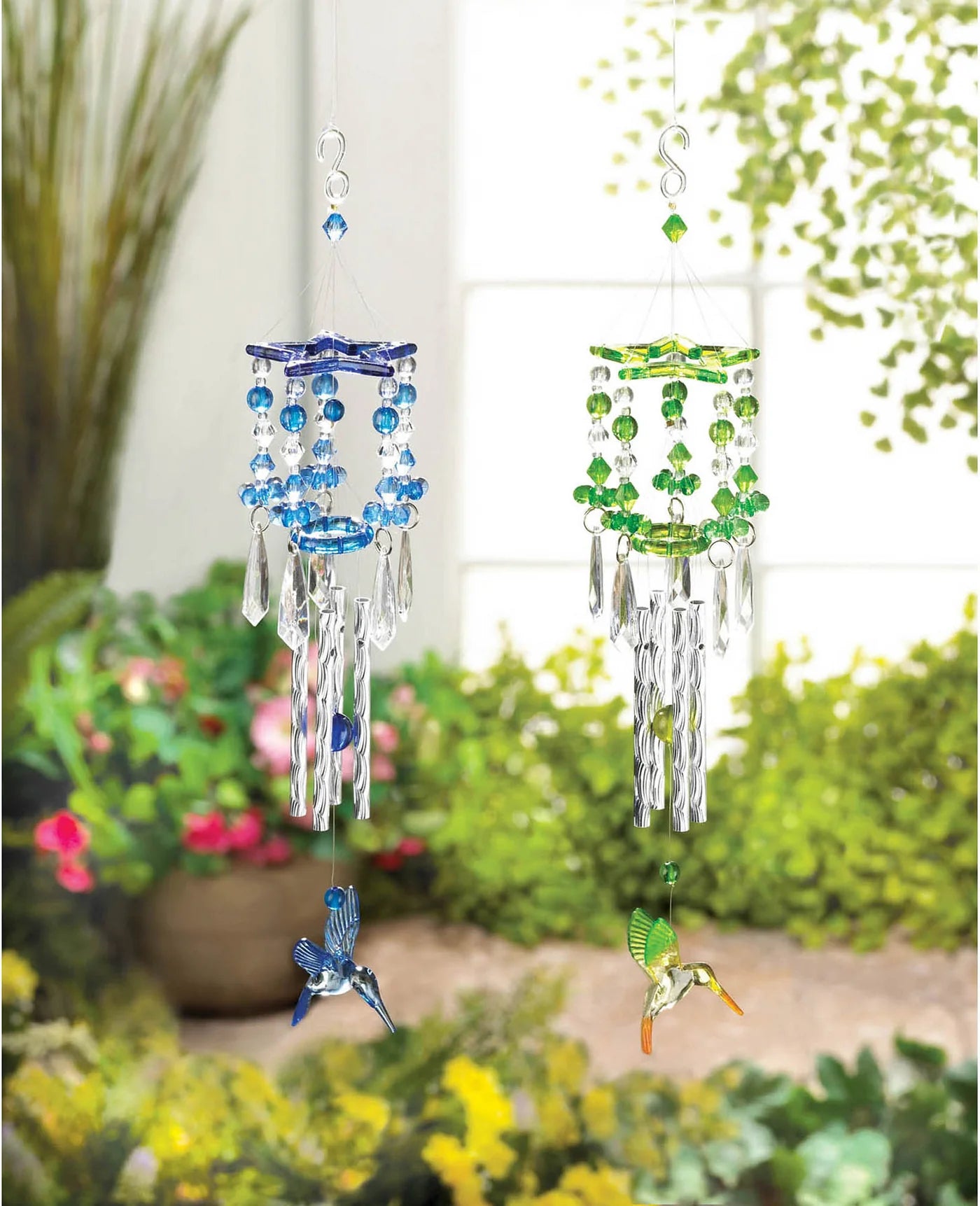 Green Hummingbird Wind Chimes image 4