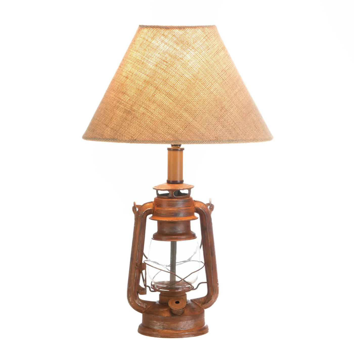 Vintage Camping Lantern Table Lamp image 0
