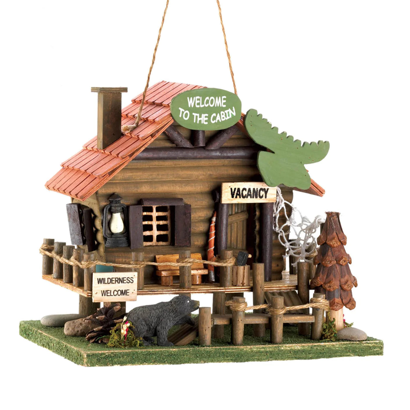 Woodland Cabin Birdhouse image 1