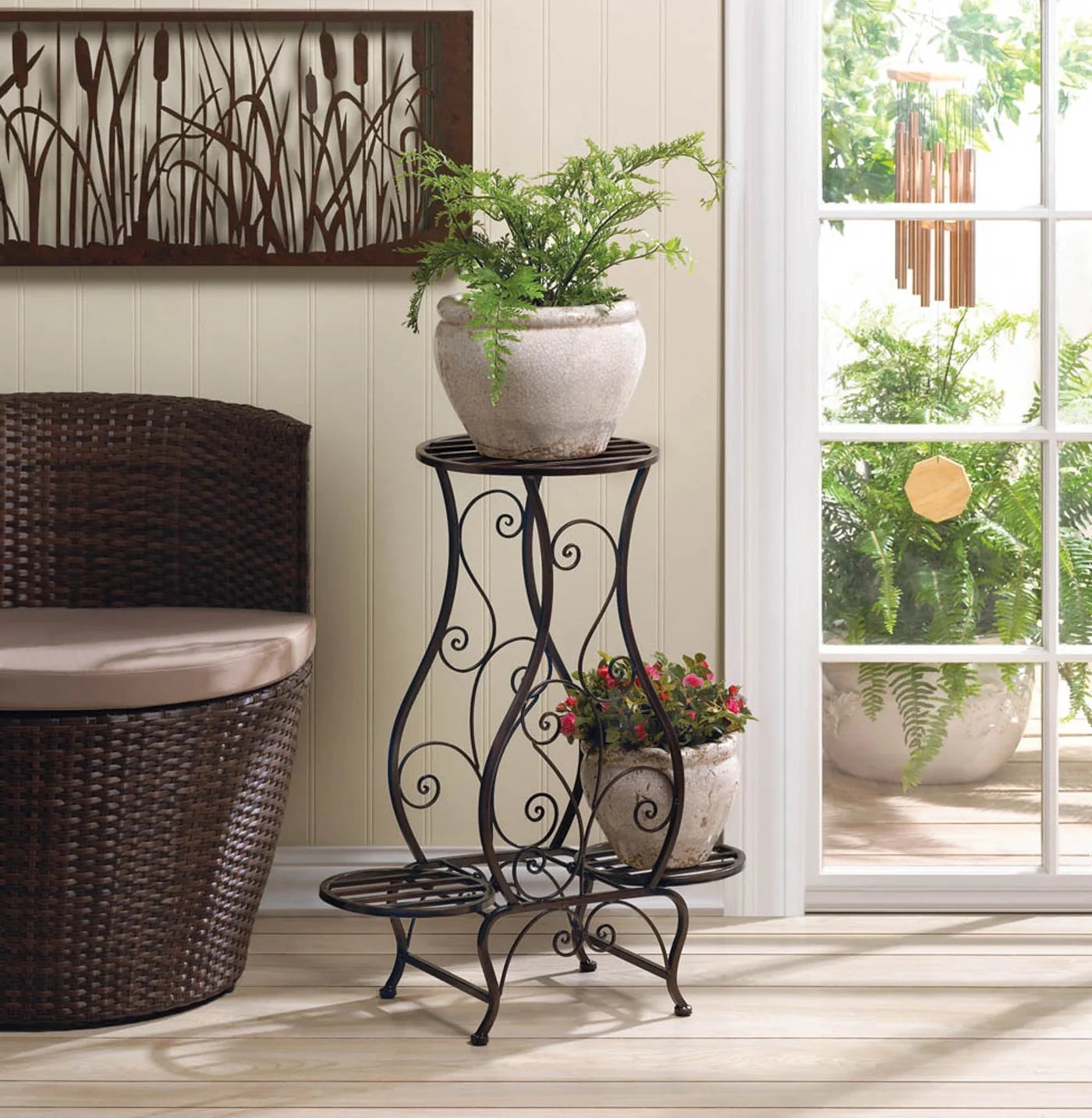 Hourglass Triple Plant Stand image 2