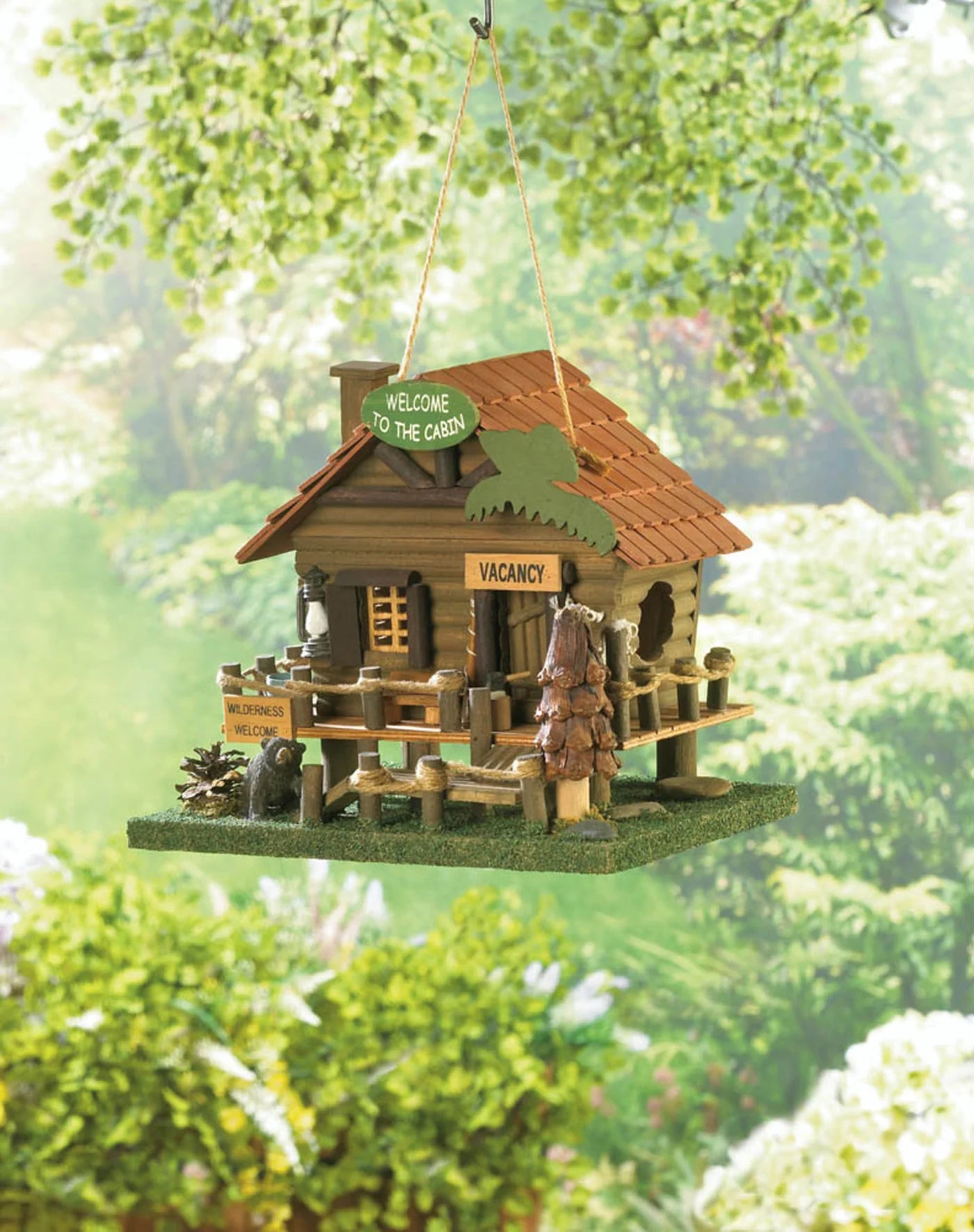 Woodland Cabin Birdhouse image 2