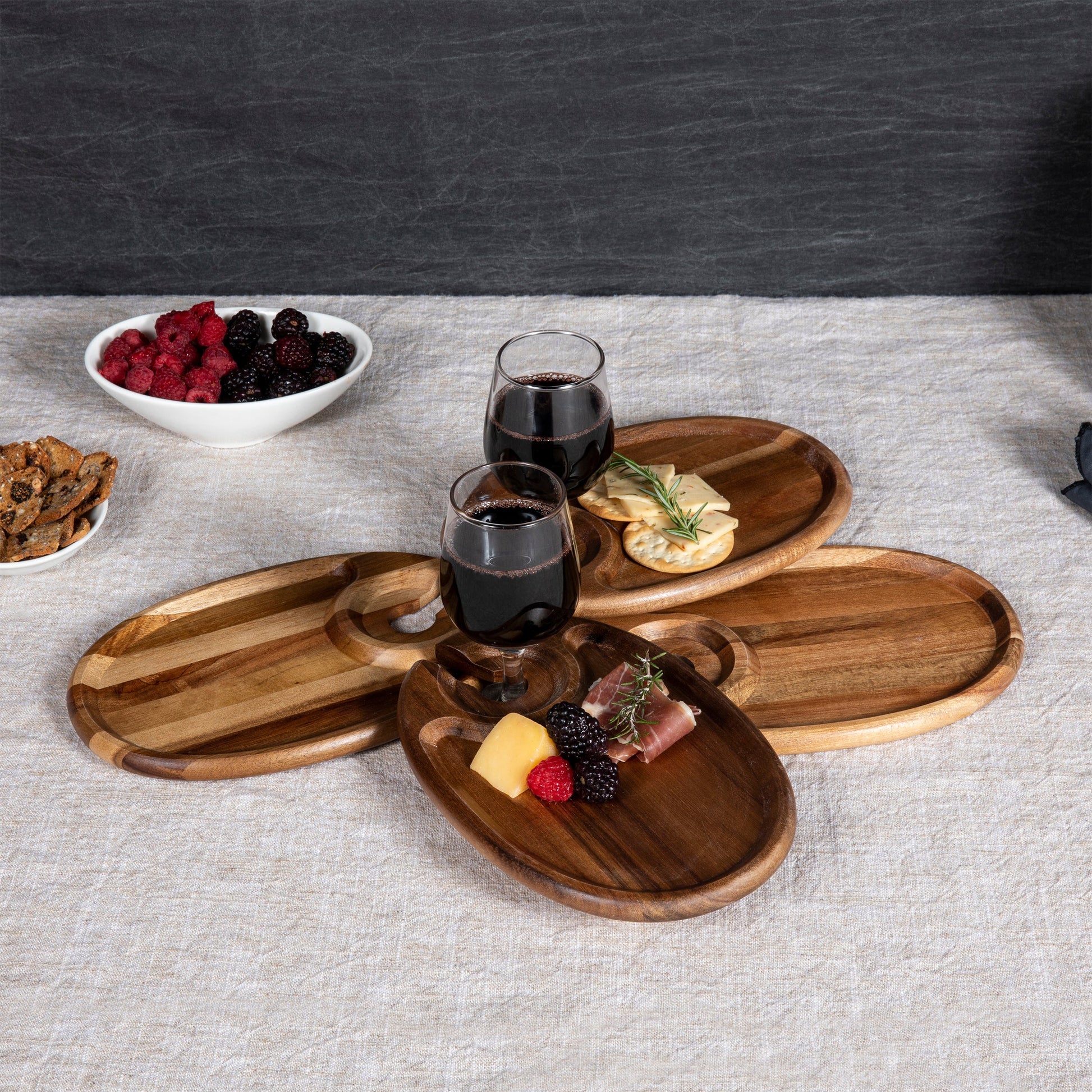 Wine Appetizer Plate Set of 4 image 0