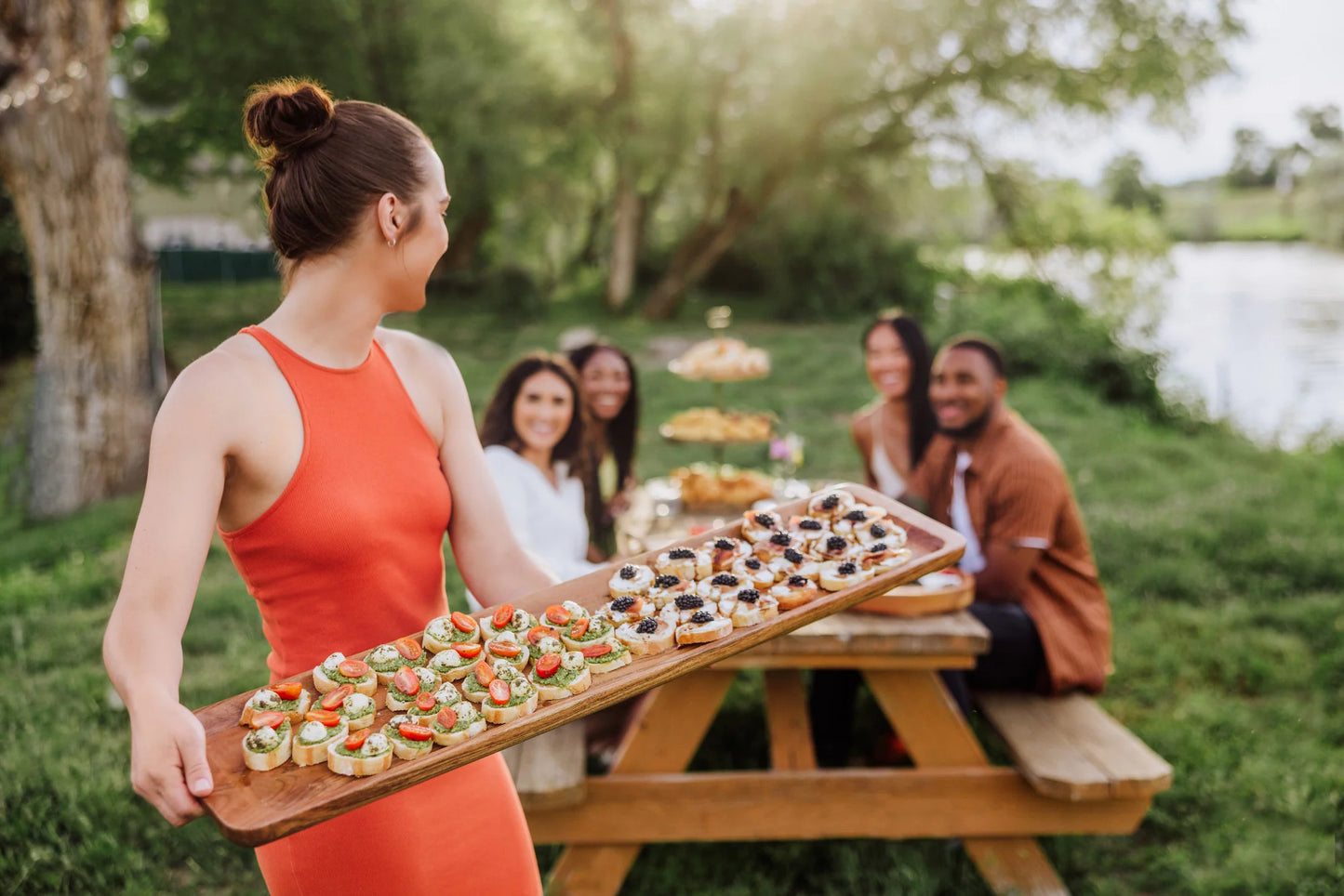 Canapé 36" Appetizer Serving Tray image 4