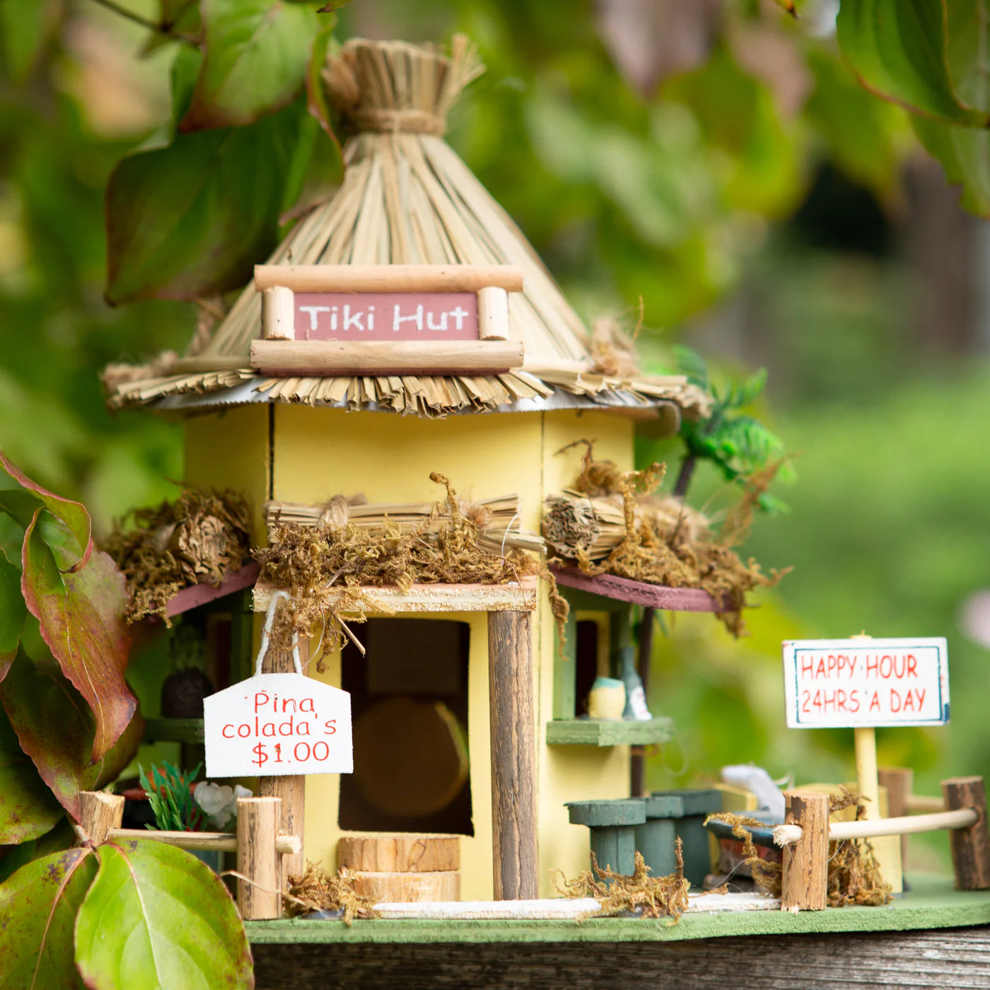 Tiki Hut Birdhouse image 5