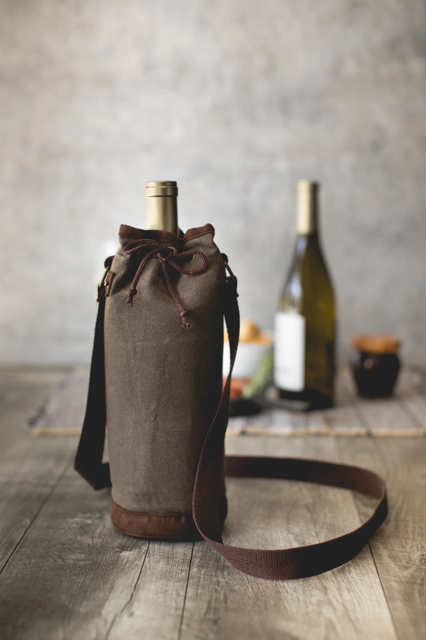 Wax Canvas Wine Tote image 4
