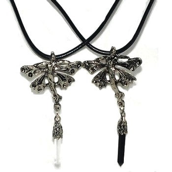 Butterfly Nymph with Fantasy Point Drop Necklace image 0