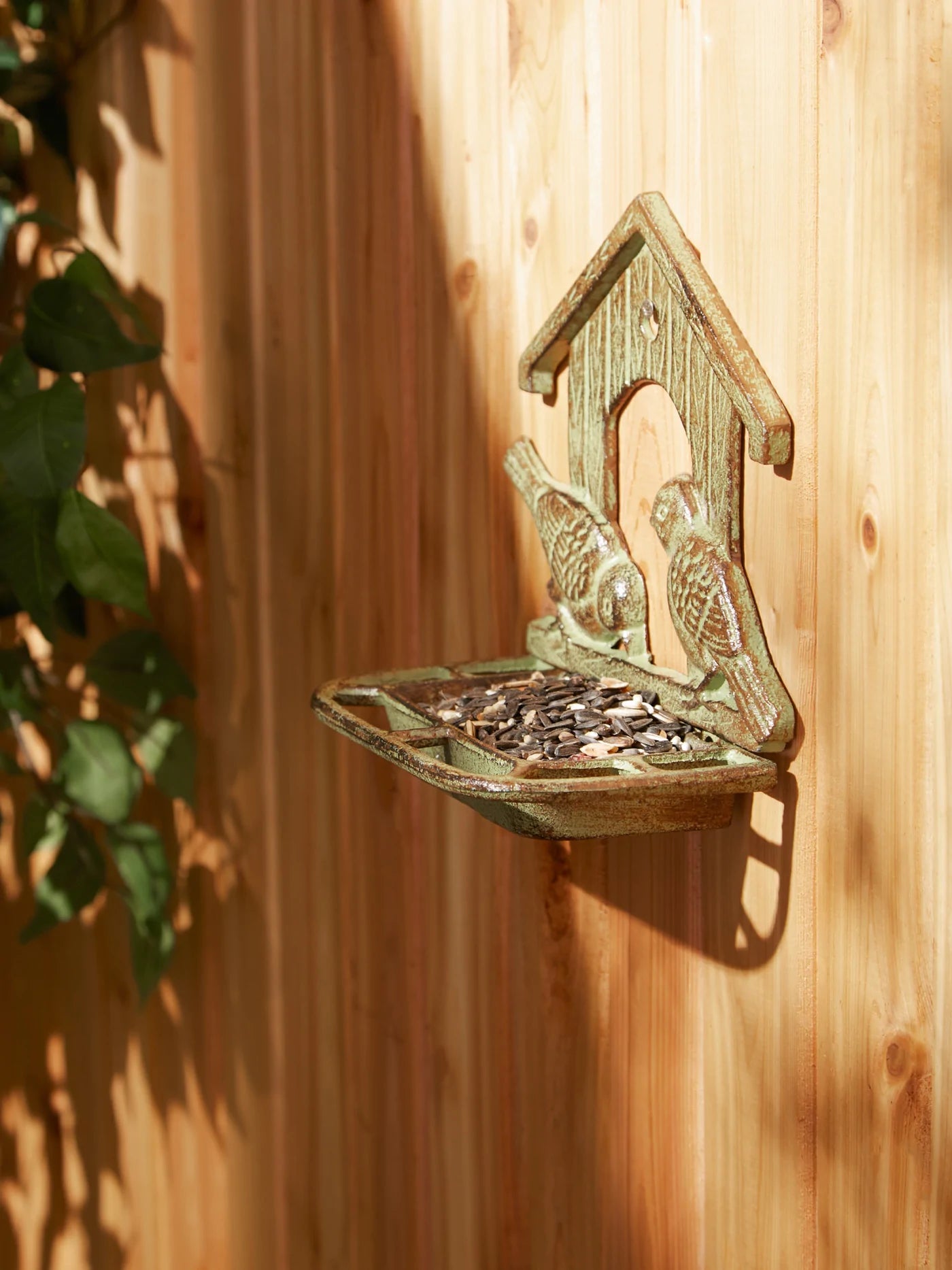 Wall Mounted Cast Iron Bird Feeder image 2
