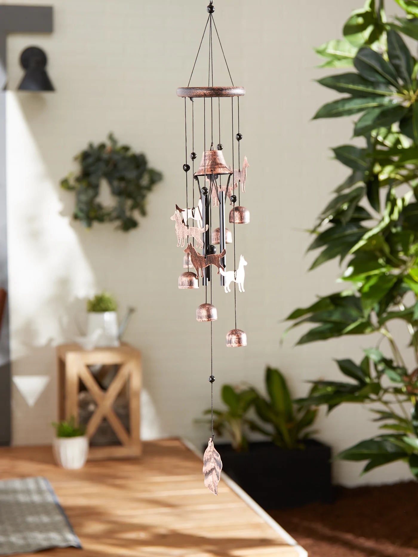 26 Bronze Dogs Wind Chimes image 2