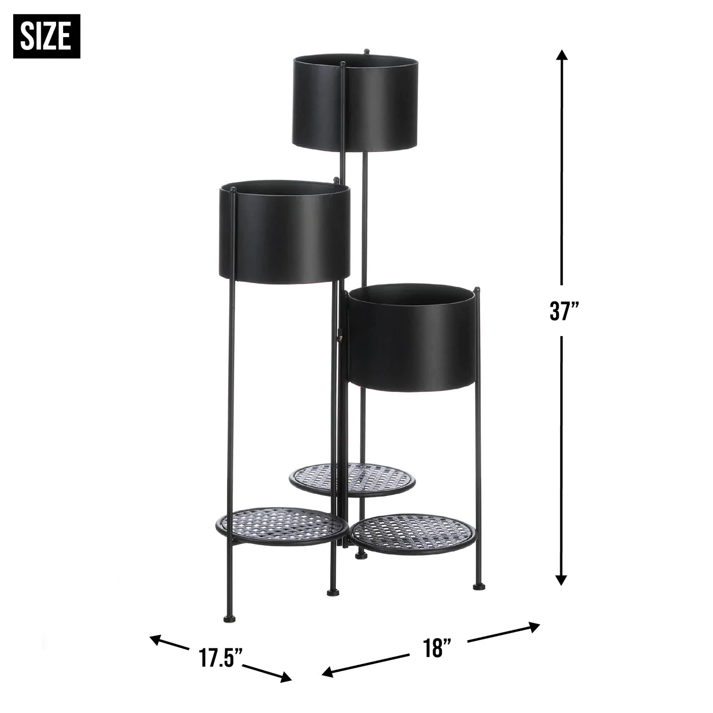 3-Tier Barrel Bucket Plant Stand image 4