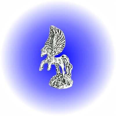 Flying Pegasus Pewter Figurine - Lead Free image 0