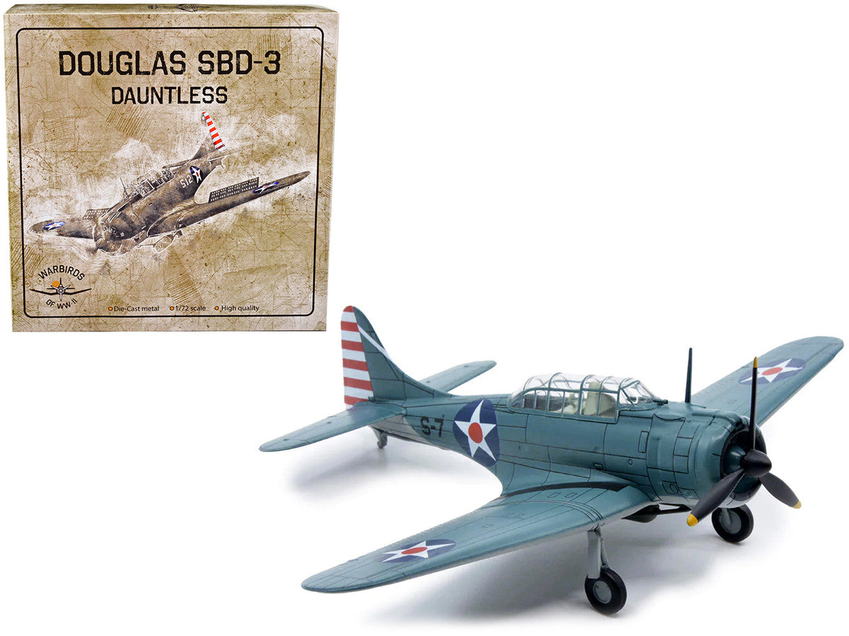 Douglass SBD-3 Dauntless Bomber Plane (United States Navy 1938) 1/72 Diecast Model by Warbirds of WWII image 2