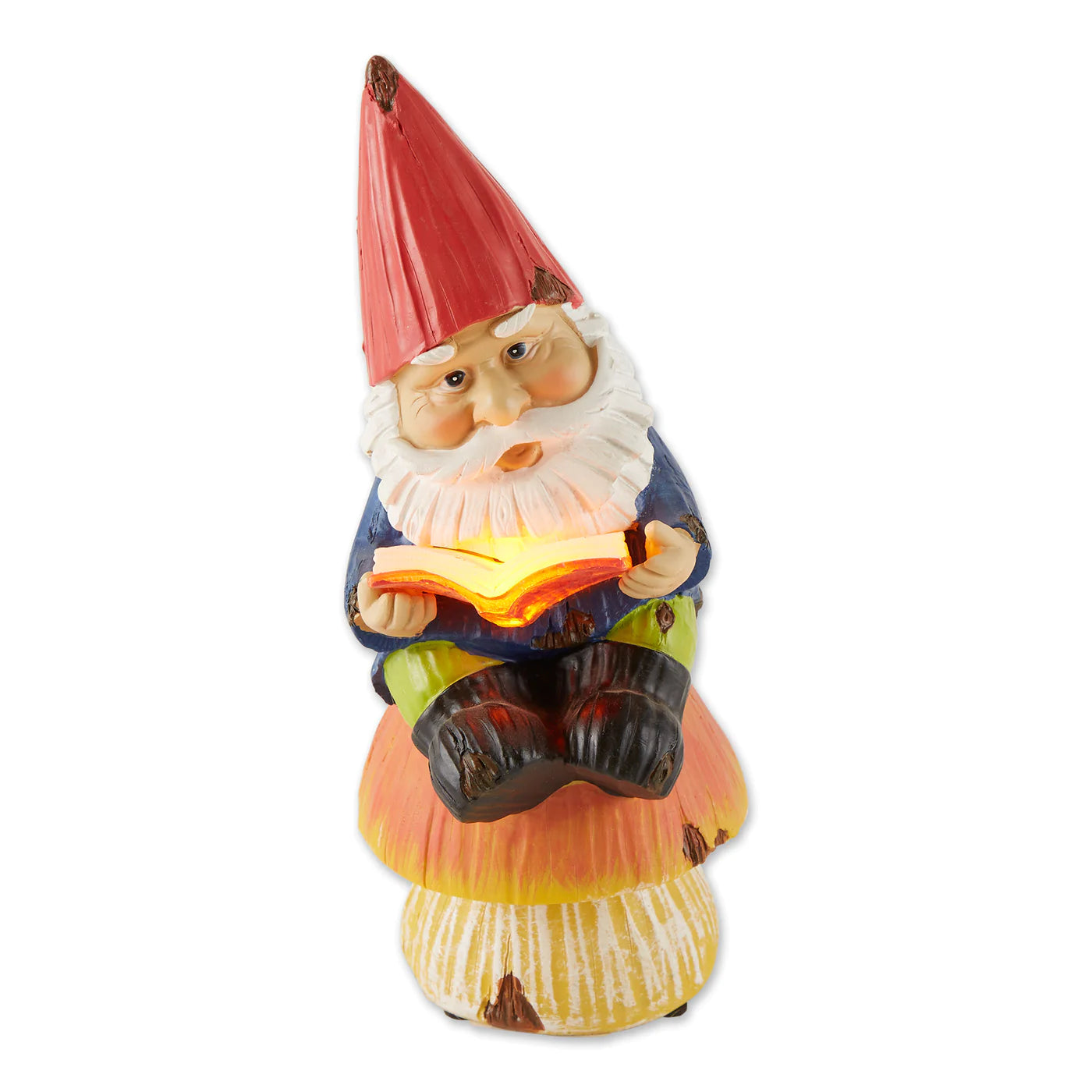 Solar Bookworm Gnome Figurine image 4
