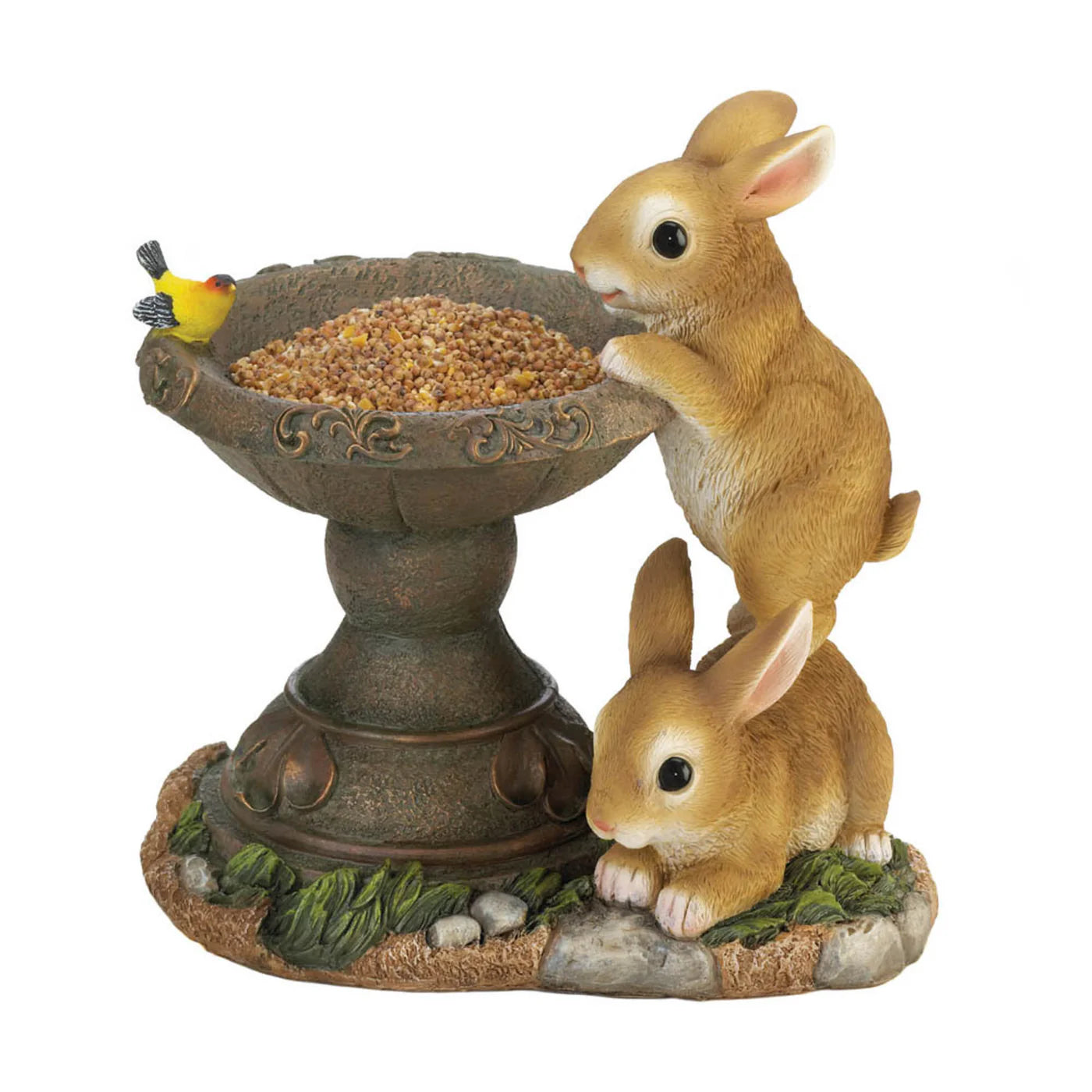 Playful Bunnies Bird Feeder image 3