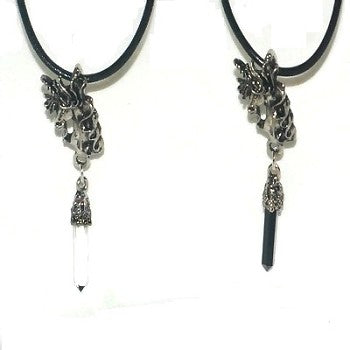 Unicorn Head with Point Drop Necklace image 0