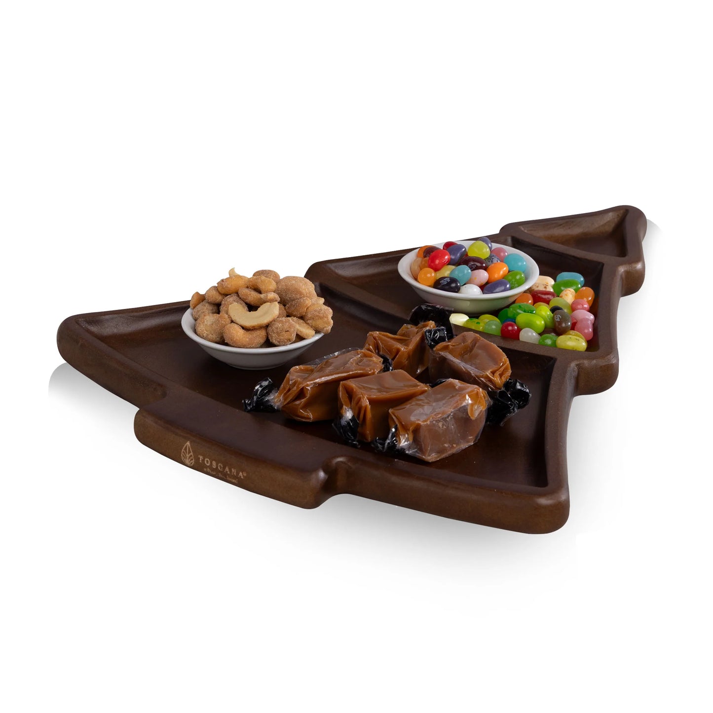 Christmas Tree Serving Tray with Gourmet Gift Pack image 3
