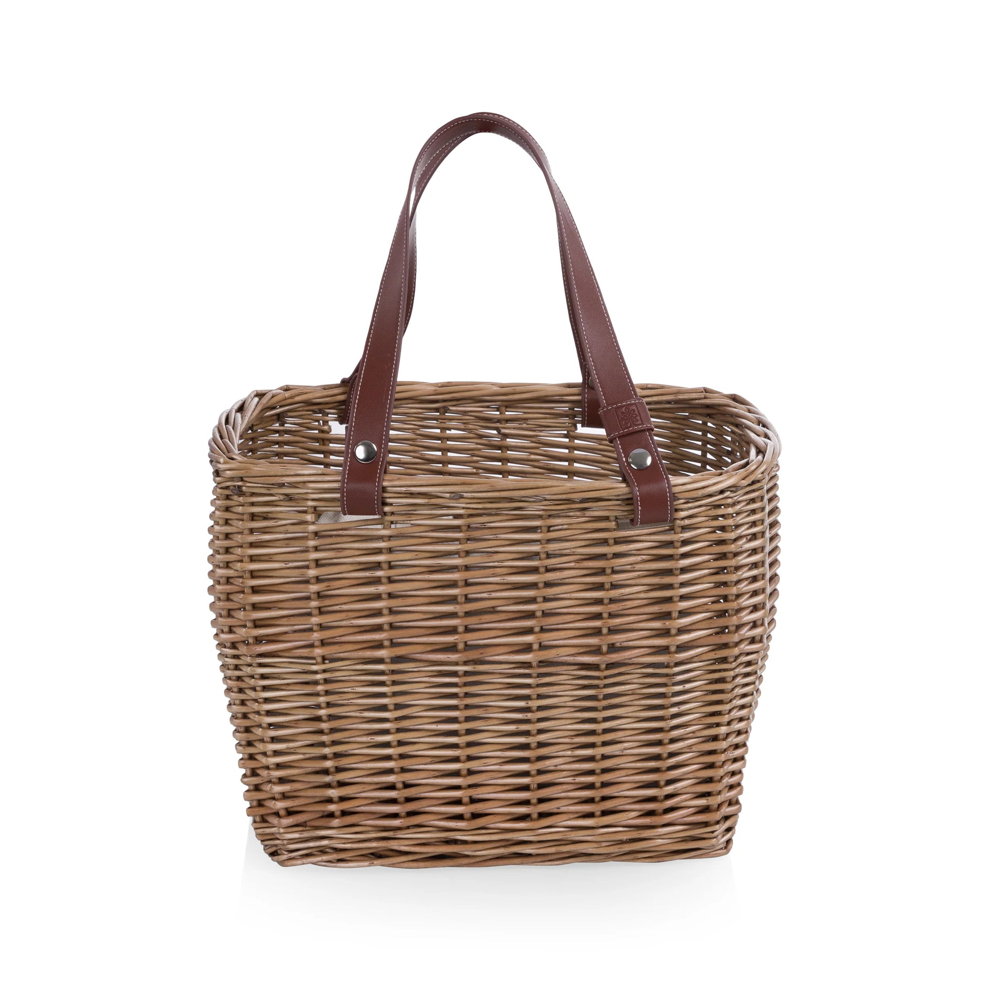 Terrabella Earth Friendly Handwoven Picnic Basket Set for 2 image 4