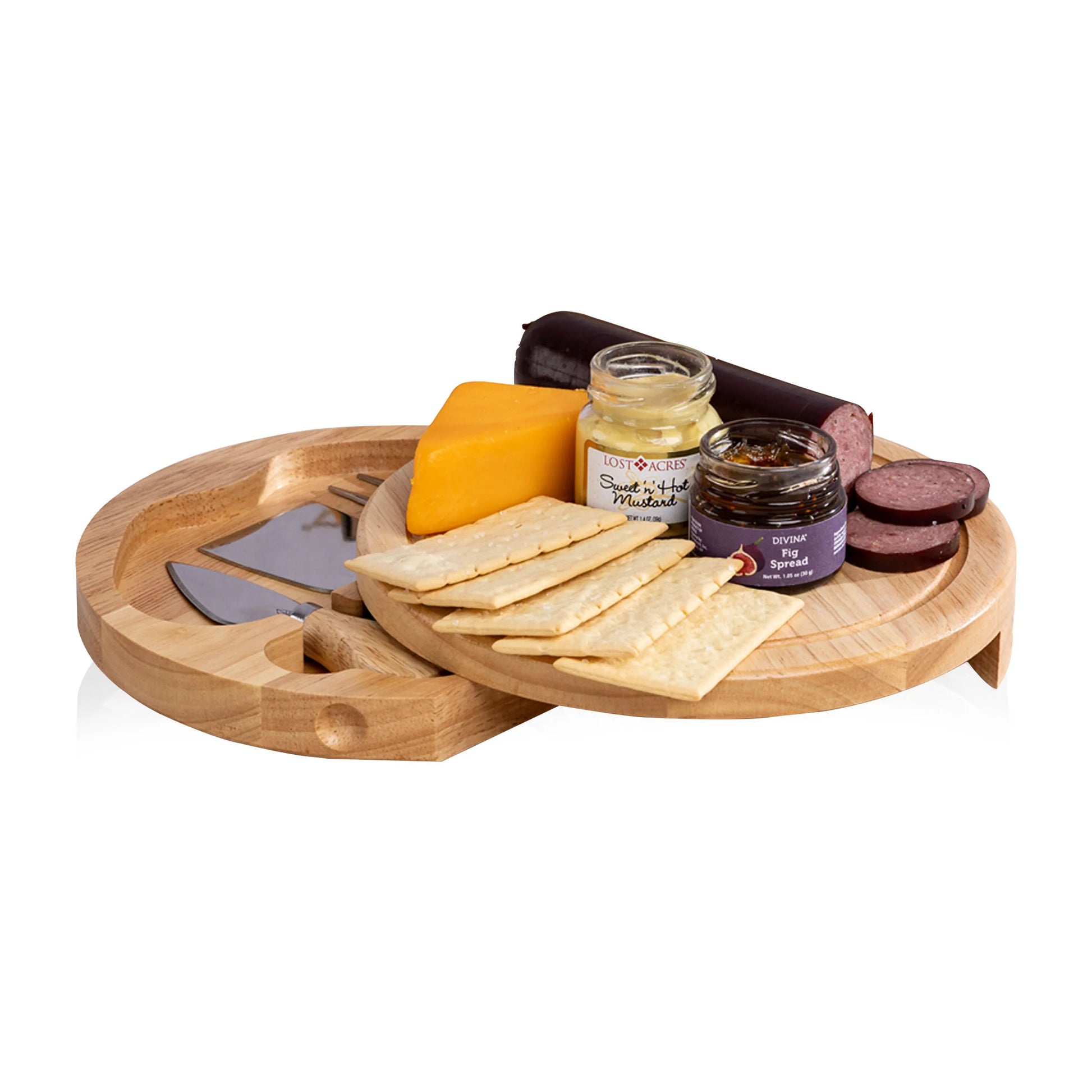 Brie Cheese Board with Gourmet Gift Pack image 3
