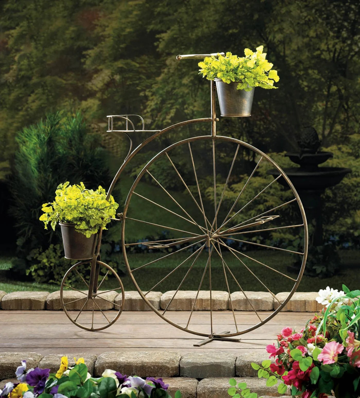 Old-Fashioned Bicycle Plant Stand image 2