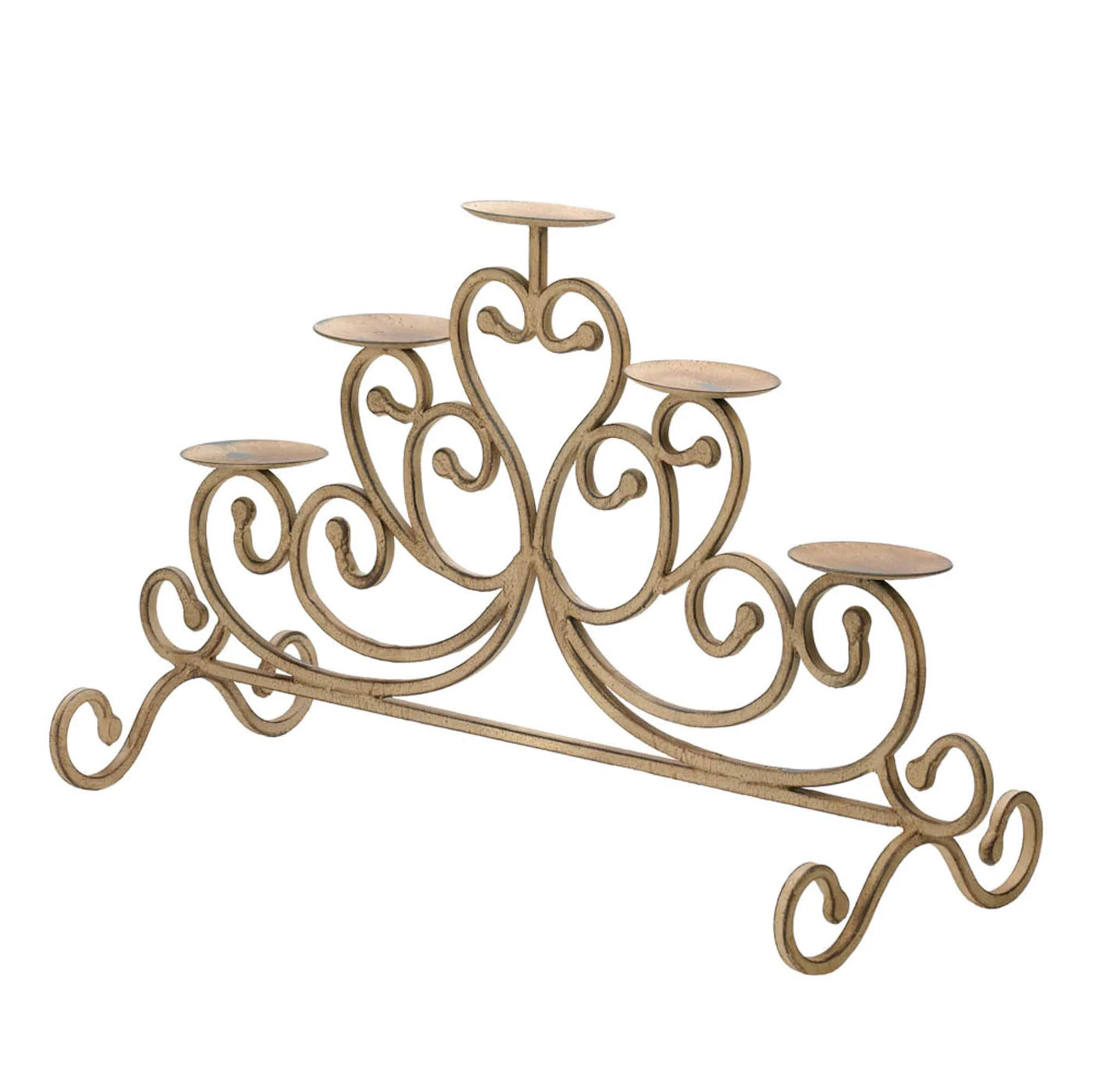 Antiqued Iron 5-Candle Stand image 0