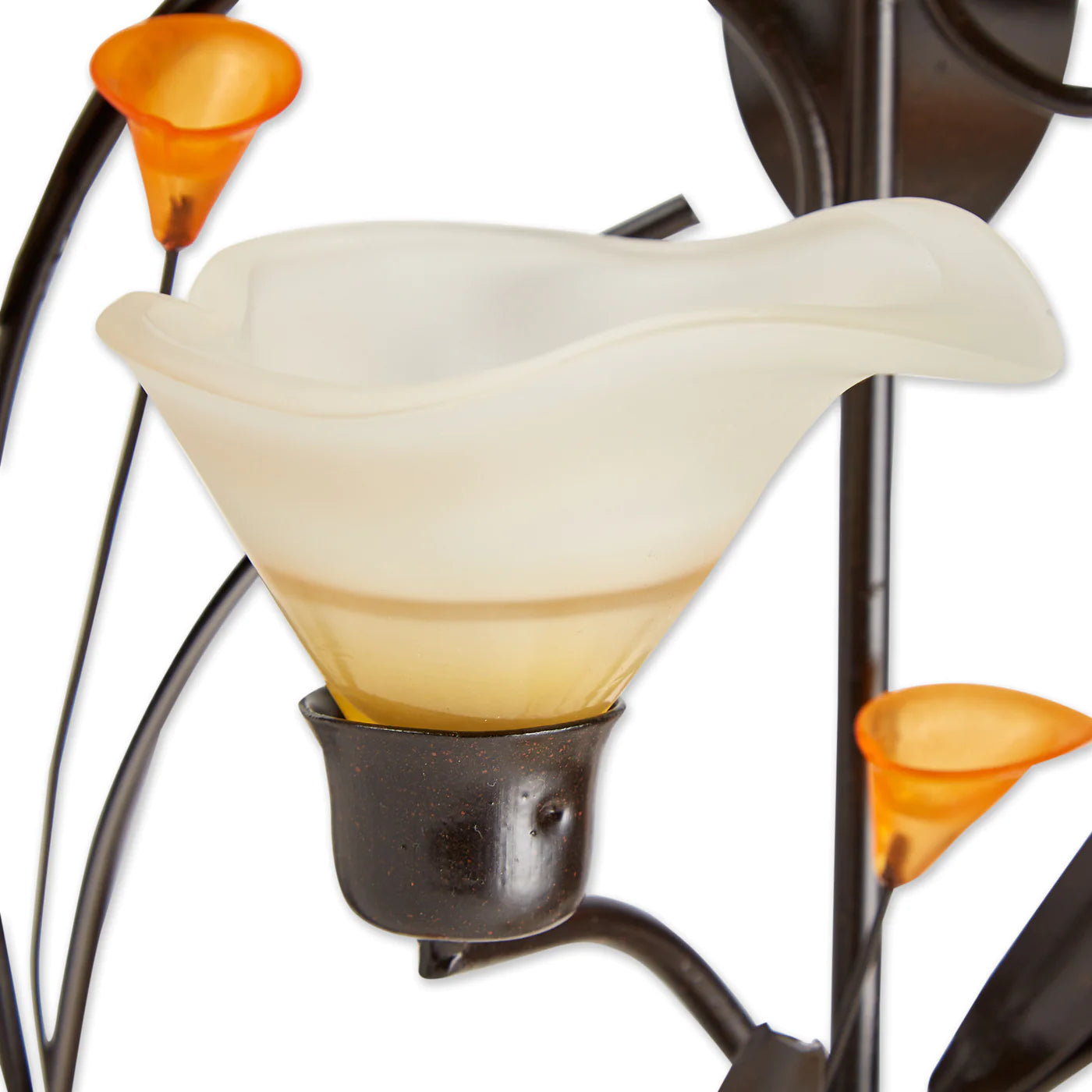 Amber Lilies Candle Wall Sconce image 2