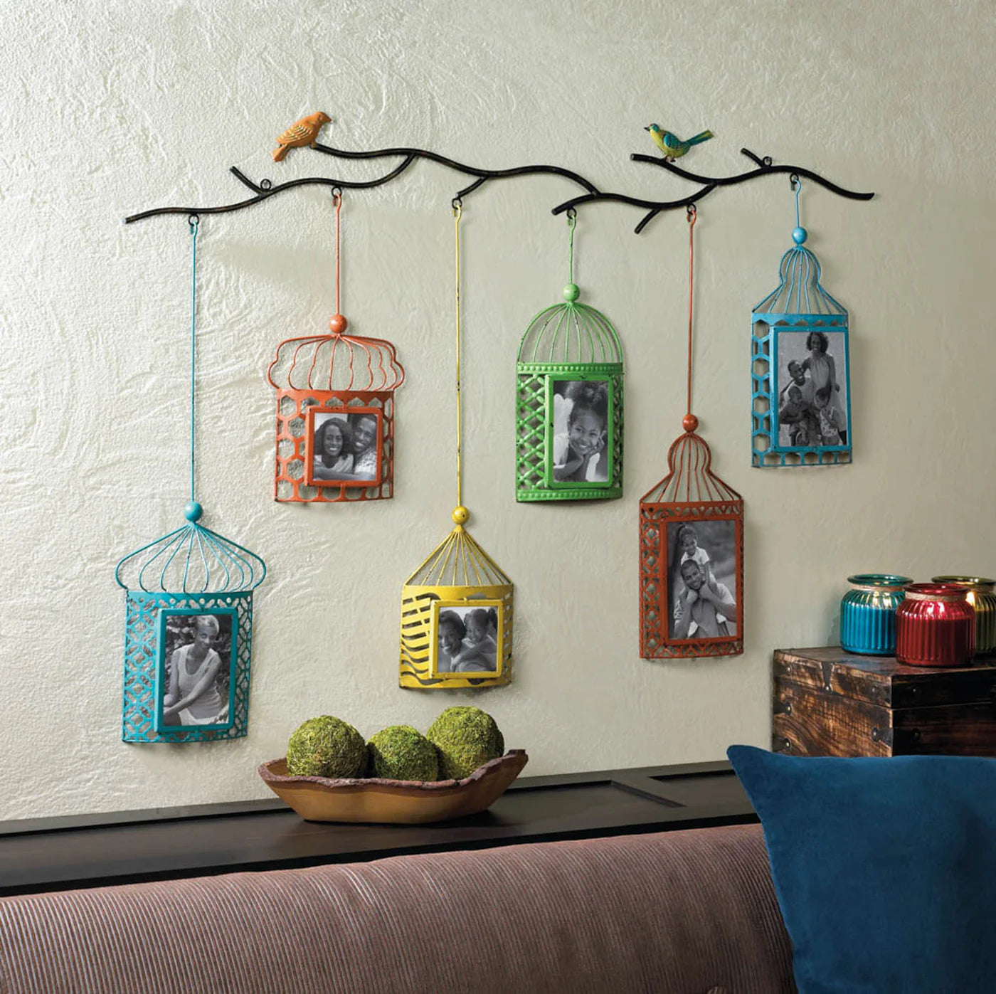 Birdcage Photo Frame Decor image 2