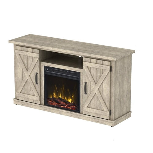 FarmHouse Rustic Pine TV Entertainment Electric Fireplace image 0