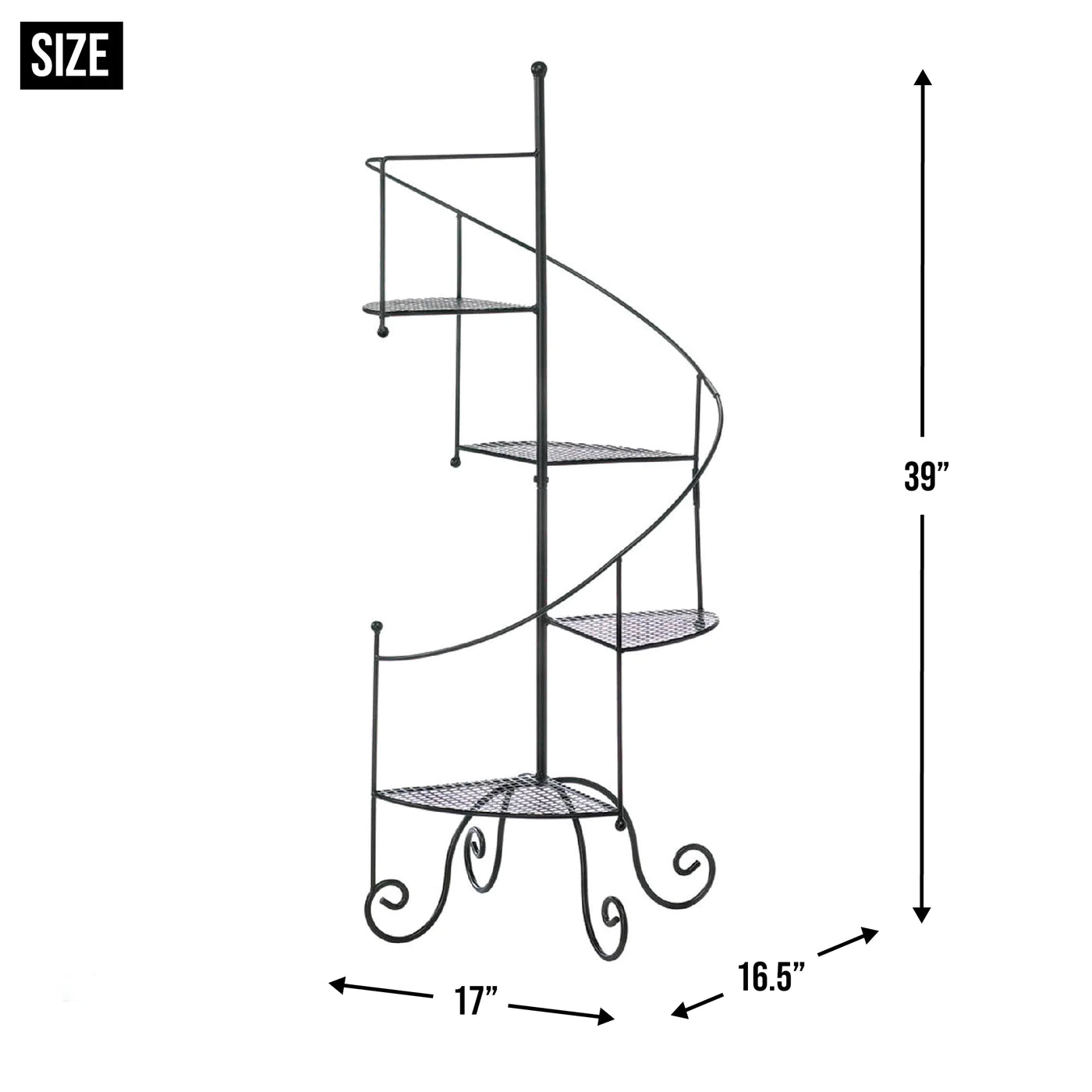 Spiral Showcase Plant Stand image 3