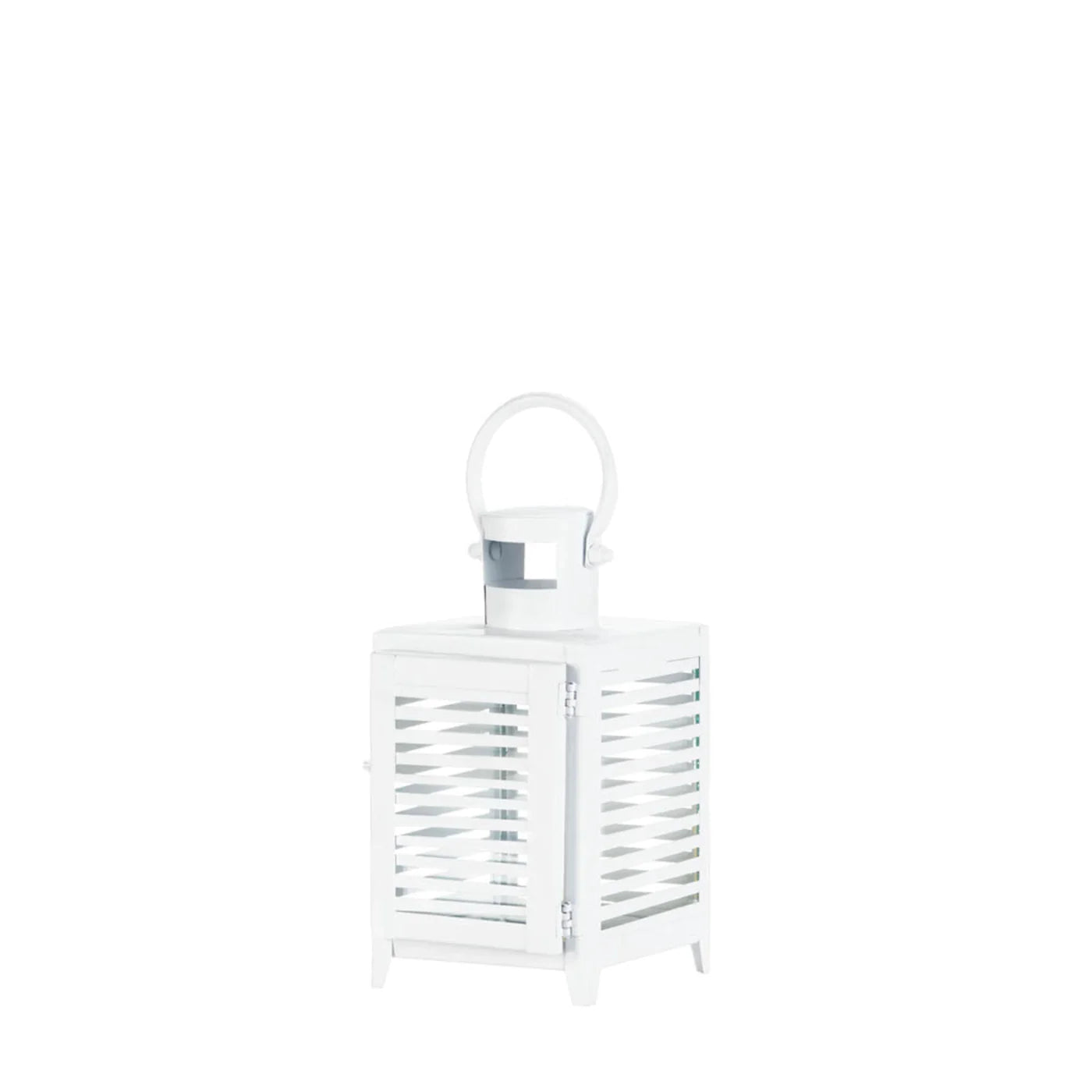 Small White Horizon Lantern image 0