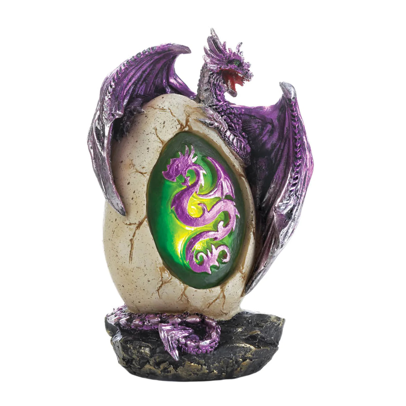 Purple Dragon Egg Statue image 2