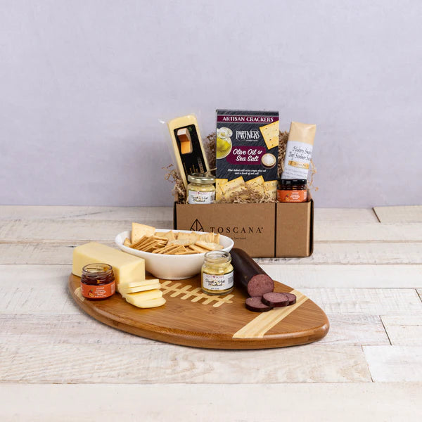 Touchdown! Cutting Board with Gourmet Gift Pack image 0