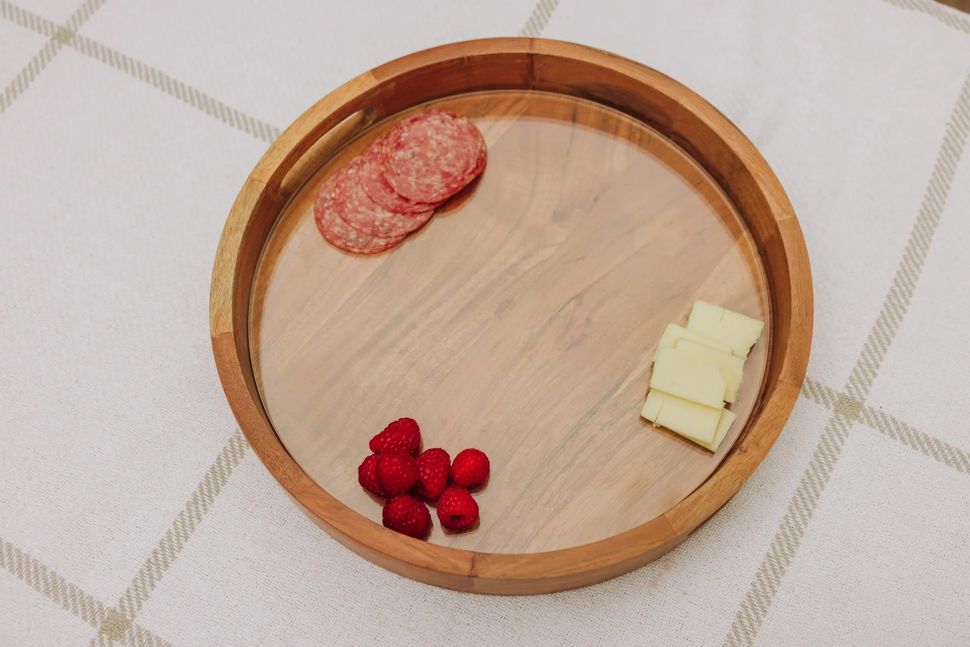 Barista Serving Tray With Glass Insert image 4