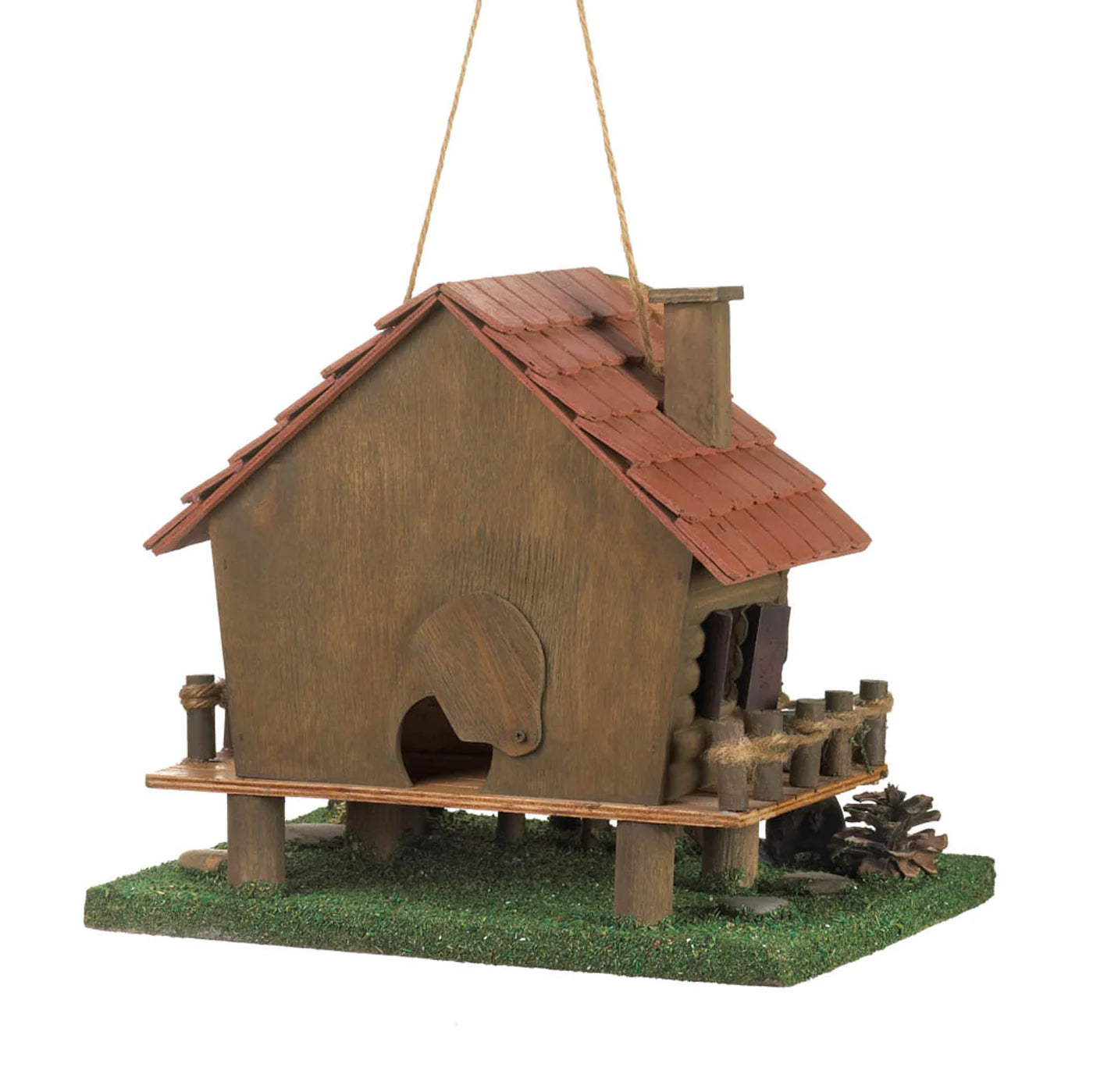 Woodland Cabin Birdhouse image 4