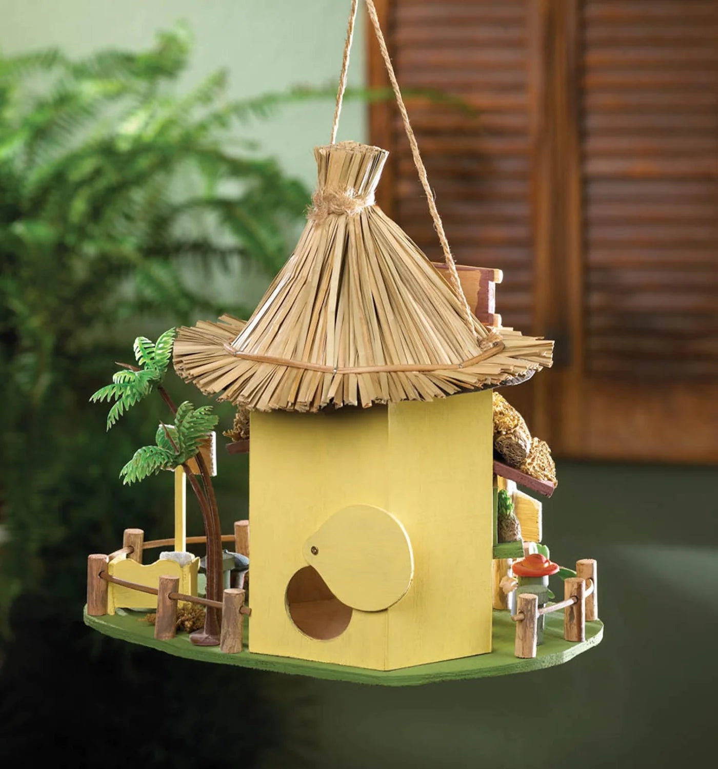 Tiki Hut Birdhouse image 4
