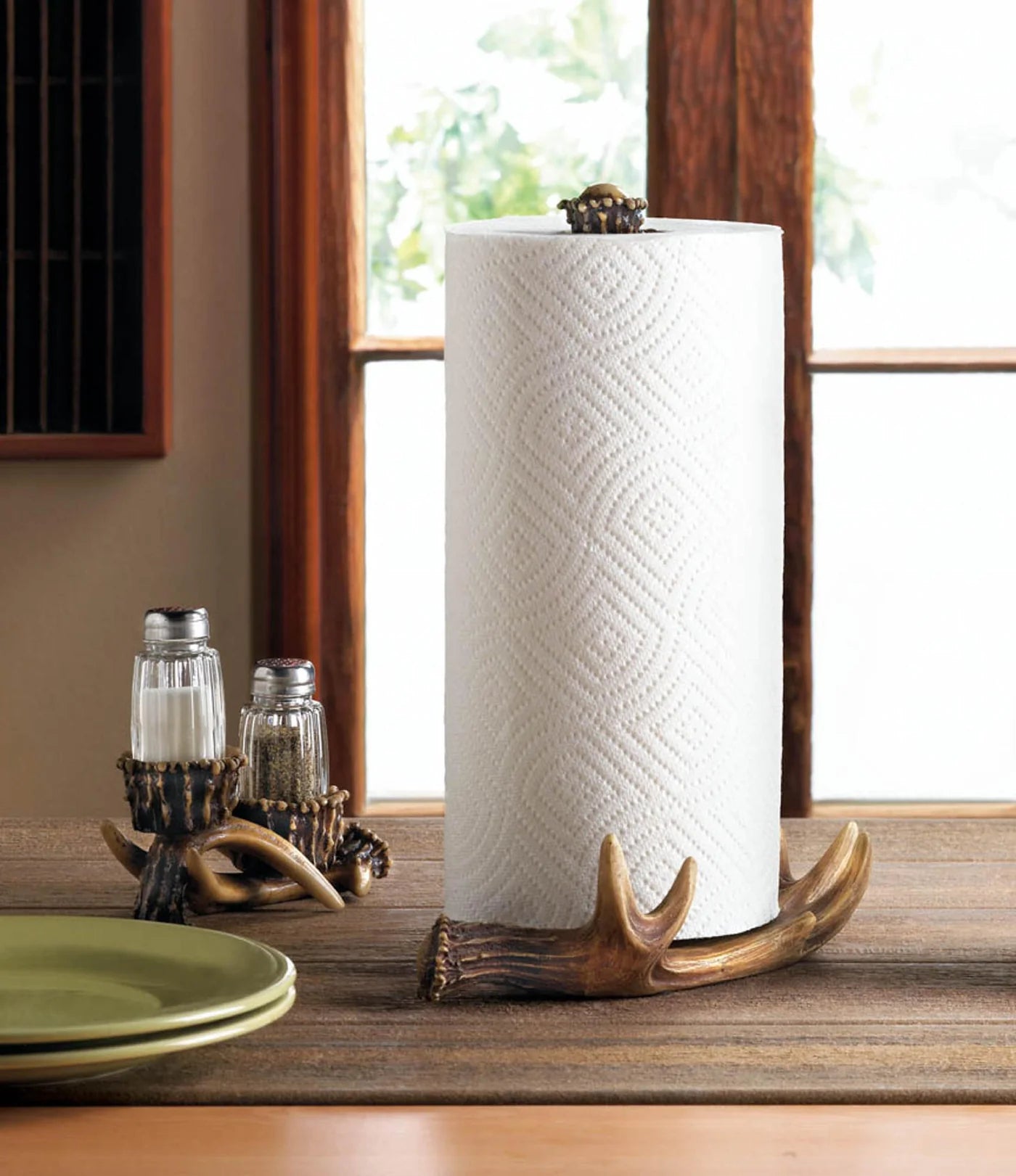 Moose Antler Paper Towel Holder image 2