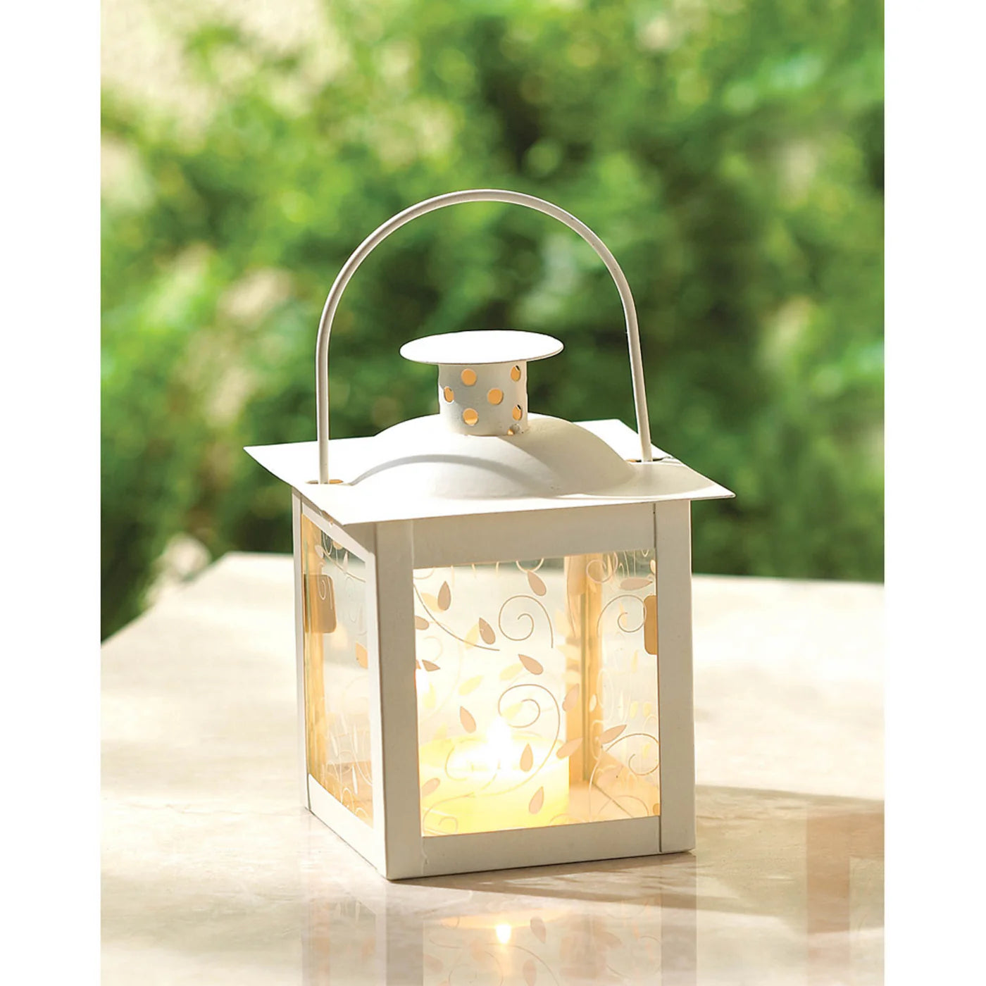 SMALL WHITE LANTERN