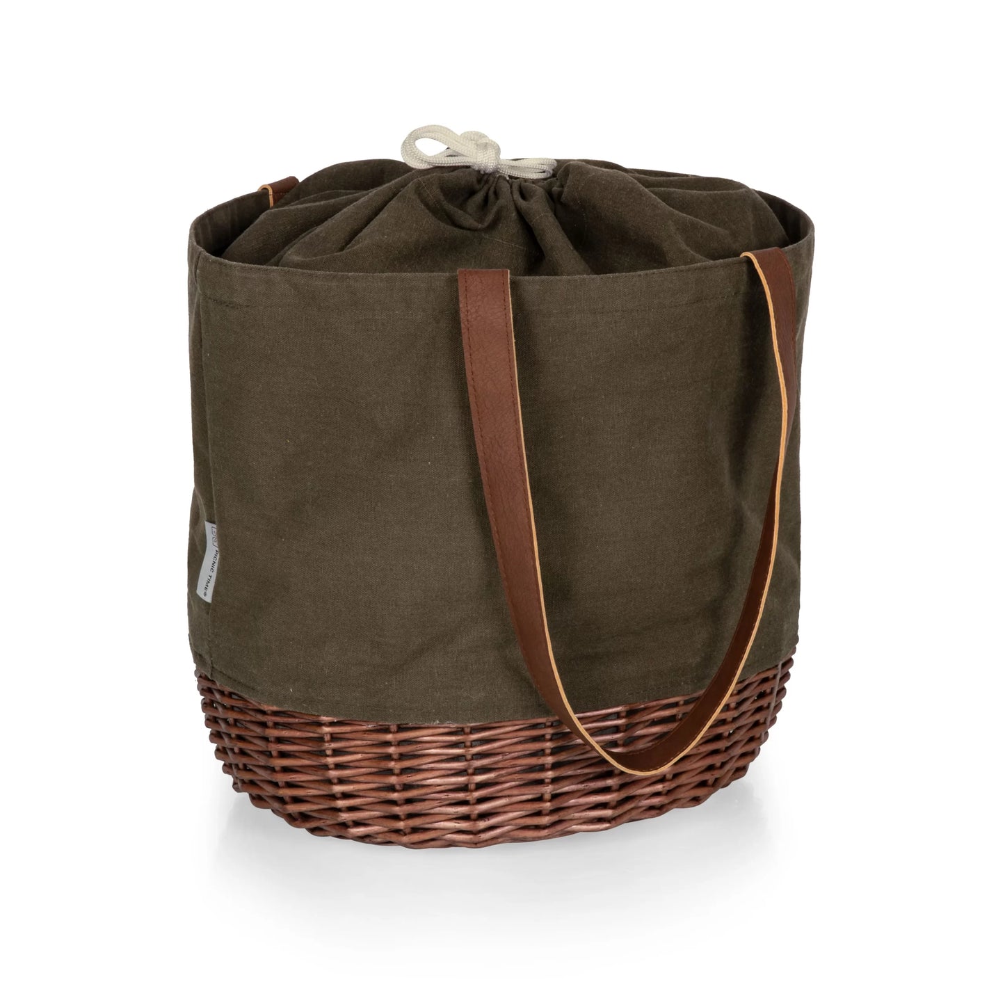 Coronado Canvas and Willow Basket Tote image 9