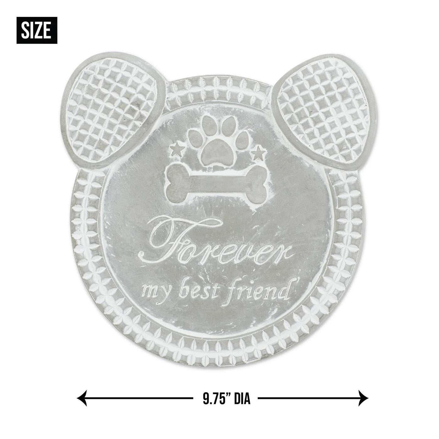 FOREVER MY BEST FRIEND - DOG MEMORIAL STEPPING STONE
